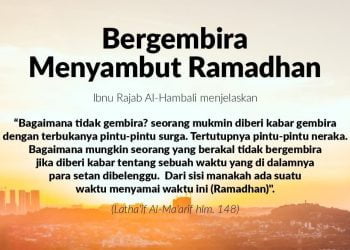 CERAMAH: Gembira Menyambut Bulan Suci Ramadhan