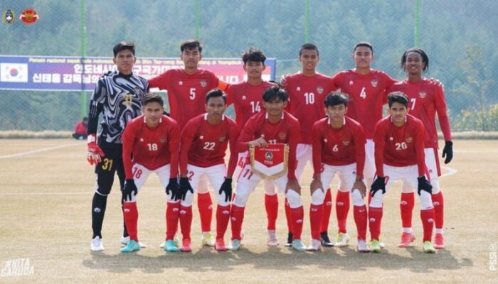 Timnas Indonesia U-19 Menang 2-1 Lawan Daegu University