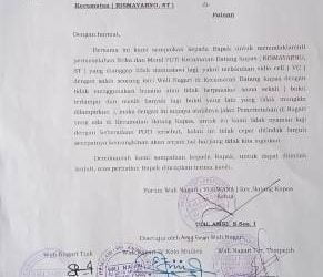 Dugaan Kasus Asusila, Walnag Minta Kemendes Pecat Oknum PDTI di Pessel