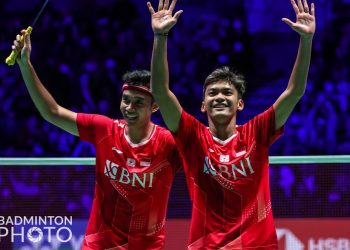 Taklukan Senior, Ganda Muda Indonesia Fikri/Bagas Juara All England 2022