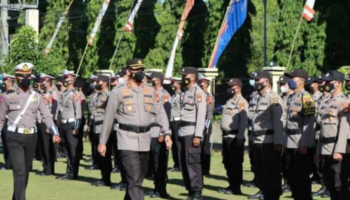 137 Personel Polres Bengkulu Utara Siap Laksanakan Operasi Ketupat Nala 2022