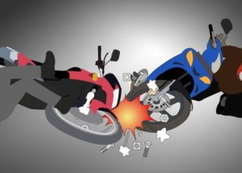 kecelakaan sepeda motor