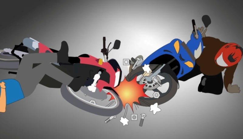 kecelakaan sepeda motor