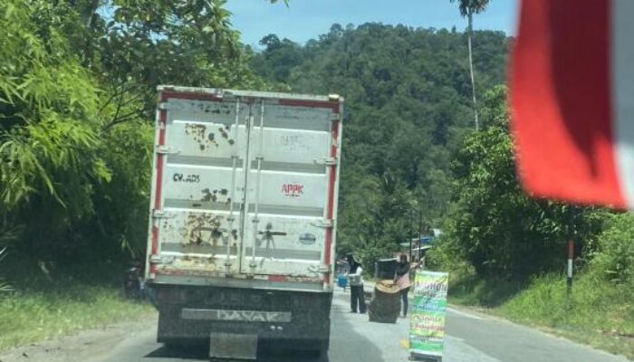 Sumbangan di Tengah Jalan Mulai Marak di Jalinsum