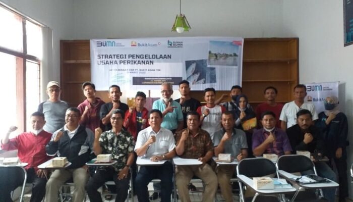 Dukung Pengembangan Perikanan, PT Bukit Asam Gelar Pelatihan