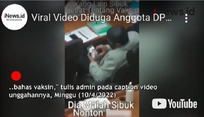 Heboh! Video Diduga Anggota DPR Nonton Konten Porno saat Rapat Viral di Medsos