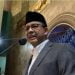 Gubernur DKI Jakarta, Anies Baswedan saat berceramah usai Tarawih Ramadhan di Masjid UGM, Kamis (07/04/22).
