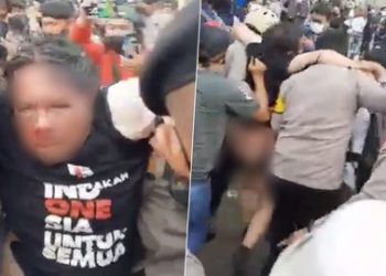 Kronologi Ade Armando Dikeroyok dan Ditelanjangi saat Demonstrasi Massa Kemarin