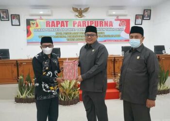 Paripurna LPJ APBD Tanah Datar 2021, Target Pendapatan Daerah Tercapai 98,98 Persen