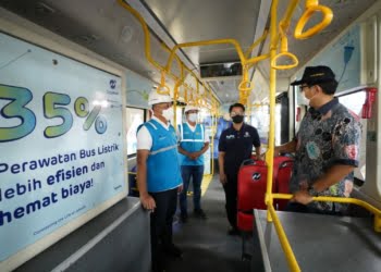 Wah..! Trans Jakarta Sudah Gunakan Bus Listrik, PLN Siapkan SPKLU 2,5 Ribu MVA