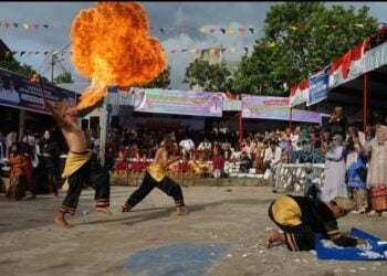 Atraksi Lukah Gilo Memukau, Sepekan Alek Nagari Andaleh Tanah Datar Semarak