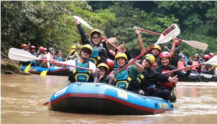 Arung Jeram Wisata di Kelilingi Alam Perbukitan yang Natural, Surga Tersembunyi di Nagari Lalan Sijunjung