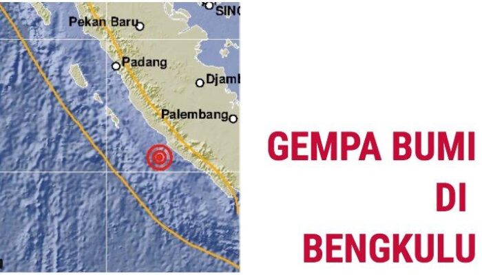 Gempa Berkekuatan M 6,0 Guncang Bengkulu