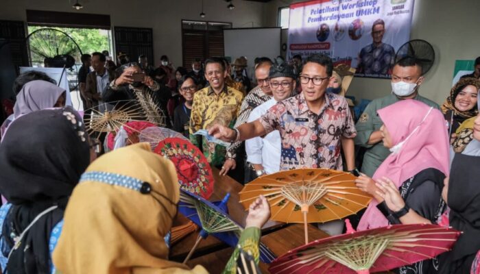 Menparekraf Suport UMKM Tasikmalaya Kreatif Ciptakan Produk Baru