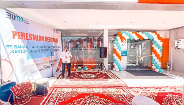 Gedung Baru BNI KCP Koto Baru Terintegrasi Teknologi Digital