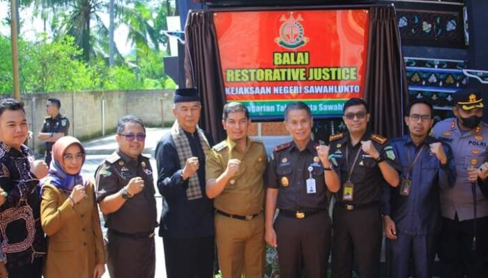 Resmikan Balai Restorative Justice Sawahlunto, Kajati Sumbar Berharap Masalah Selesai Secara Mufakat