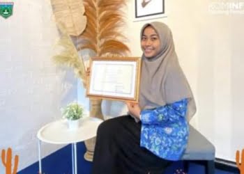 Zikril Husna Asal Padang Panjang Raih Juara 1 Pemuda Pelopor Sumbar 2022