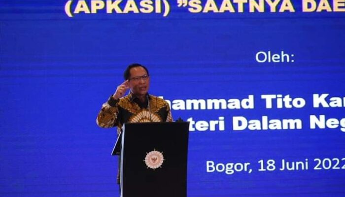 Ini 3 Hal Penting Pesan Mendagri di Rakernas Apkasi XIV Bogor