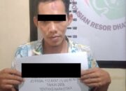 Nyabu! Pria 39 Tahun Ditangkap Satres Narkoba Polres Dharmasraya di Jorong Sakato Sungai Rumbai