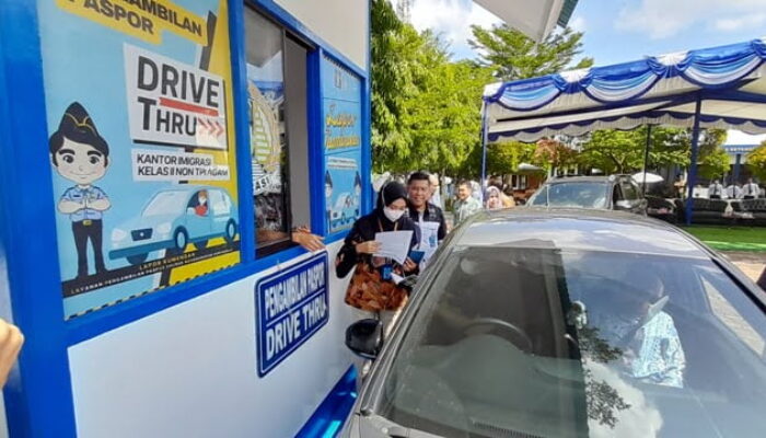Kemenkumham Resmikan Pelayanan Drive Thru Kantor Imigrasi Kelas II Non TPI Agam