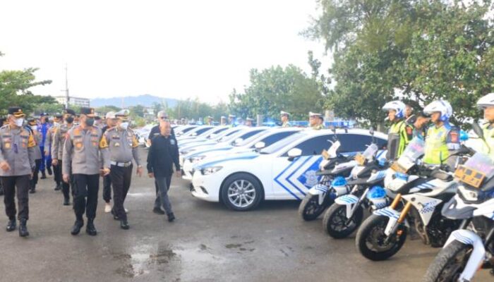 Kapolda Sumbar Pimpin Apel Gelar Kesiapan Pamwal dan Rute HDCI SBW 2022