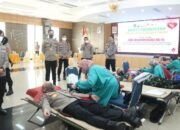 Peringati Hari Bhayangkara ke-76, Polda Sumbar Gelar Donor Darah