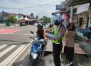 Selama Operasi Patuh Singgalang 2022, Satlantas Polres Pariaman Tilang 345 Pengendara