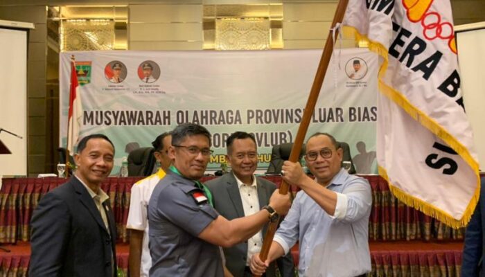 Ini Pesan Wagub Audy Joinaldy kepada Ronny Pahlawan Sebagai Ketua KONI Sumbar 2021-2025