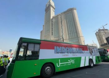 Dengan Bus Shalawat, Jemaah Haji Indonesia Mulai Menuju Makkah