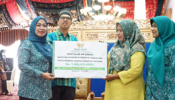 TP PKK Tanah Datar Gandeng Baznas Guna Menggerakkan UP2K PKK dan UMKM