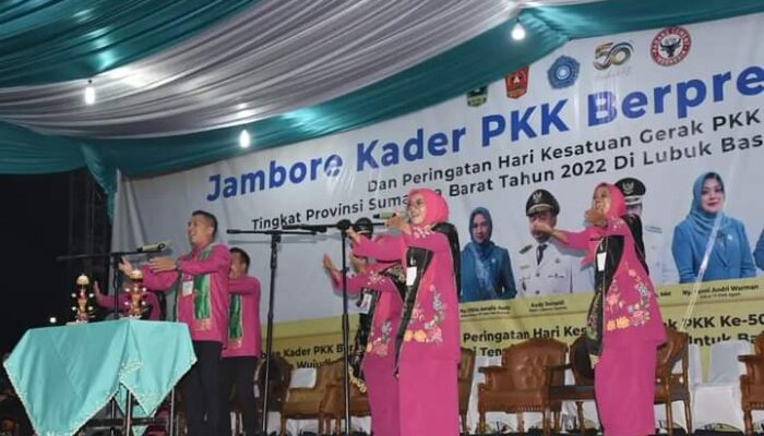 TP PKK Pariaman Tampil Memukau di Jambore Kader PKK Berprestasi Sumbar XIX di Agam