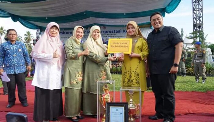 Tanah Datar Juara Umum Jambore Kader PKK Berprestasi Sumbar XIX/2022