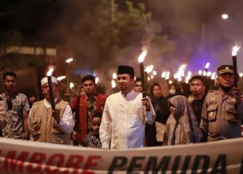 Semarak Muharam di Solok, Wawako Ramadhani Pimpin Langsung Pawai Obor Tahun Baru Islam