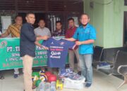 Salurkan CSR, PT Transco Pratama Bantu Peralatan Olahraga Pemuda Ampang Kuranji Dharmasraya