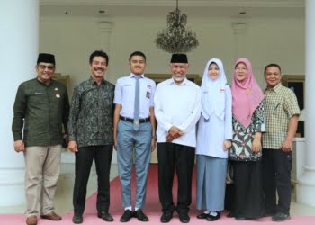 Faiha dari SMA 1 Solsel dan Faiz dari SMA 1 Harau Limapuluh Kota Wakili Sumbar di Paskibraka 17 Agustus 2022