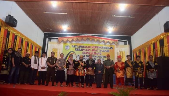 Dipimpin Afrizal Suki Lenggang Sati, Pengurus KAN Kubang Sawahlunto Dikukuhkan