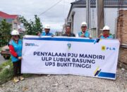 Tanpa Biaya Penyambungan Listrik, PLN Terangi Kompleks Perumnas Talago Lubuk Basung Agam