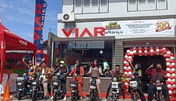 Sepeda Listrik VIAR Hadir di Padang, Jadi Tak Perlu Lagi Mahal-mahal Beli Pertalite!