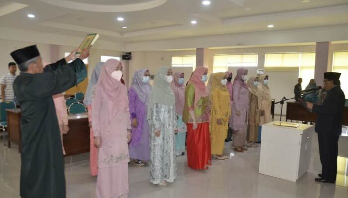 18 Pejabat Fungsional di Dinas Kesehatan Agam Dilantik