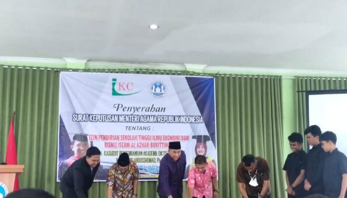 Kemenag RI Keluarkan Izin Pendirian STEBI Al Azhar Bukittinggi-Agam