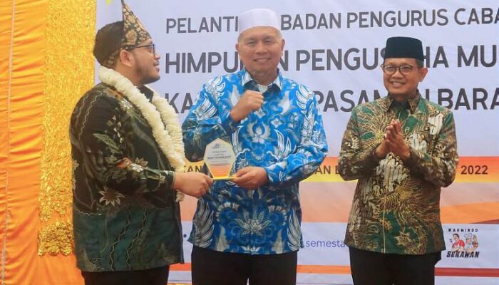 Pengurus HIPMI Pasbar Dilantik, Brian Putra Bastara: Berharap Banyak Pengusaha Muda Lahir