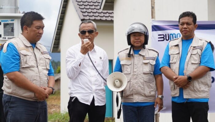 Dukung Ketersediaan Listrik untuk Investasi, PLN Payakumbuh Nyalakan PJU Mandiri di Komplek Villa Taman Bahrum
