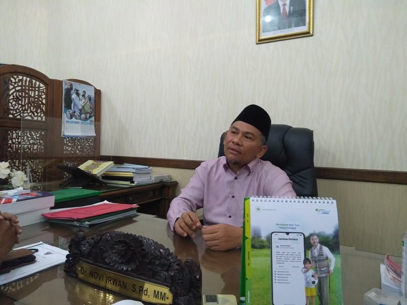 Ketua DPC Partai Gerindra Agam, Novi Irwan