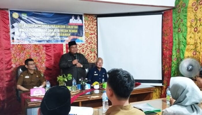 Pemkab Padang Pariaman Gelar Pelatihan Veteriner Paramedik Lanjutan