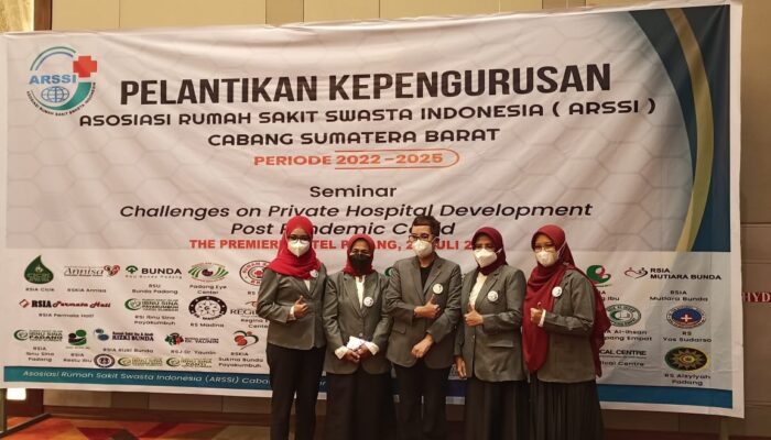 Kepengurusan ARSSI Sumbar Disahkan, dr. Helgawati Resmi Pimpin ARSSI Sumbar 2022-2025