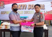Serdik Sespimmen Polri Dikreg Ke-62, Kompol Rico Fernanda Berikan Sembako Pada Warga Kurang Mampu