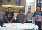 Laksanakan Patroli, PJR Ditlantas Polda Sumbar Amankan Sembilan Pelaku Judi