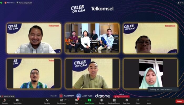 Spesial Agustus 2022, Telkomsel Gelar Celeb on Cam Bersama Zara Leola dan Enda Ungu