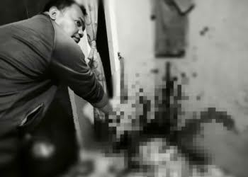 Sijunjung Geger! Di Depan Anaknya, Suami Tebas Istri dengan Parang Hingga Tewas