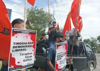 Tolak Kenaikan Harga BBM, Gema Pembebasan Minta Tegakkan Ideologi Islam dan Khilafah